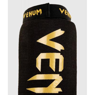Защита ног Venum Kontact Shin Guards Black/Gold (02074) фото 5