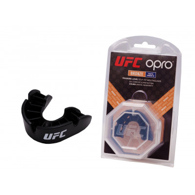 Капа OPRO Junior Bronze UFC Hologram Black (01606) фото 1