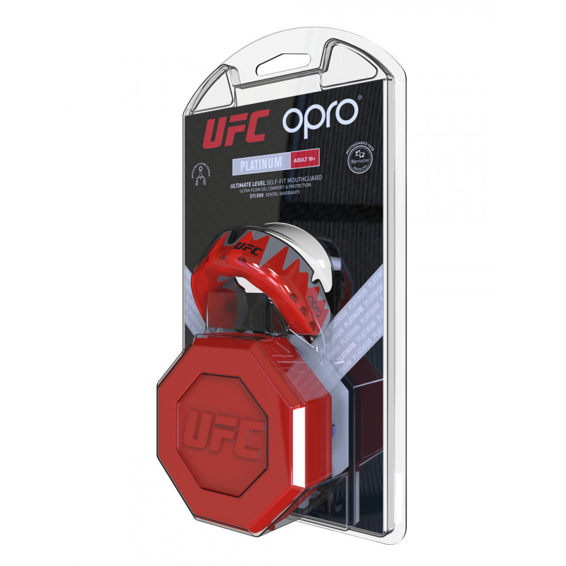 Капа OPRO Platinum UFC Hologram Red Metal/Black (01614) фото 6