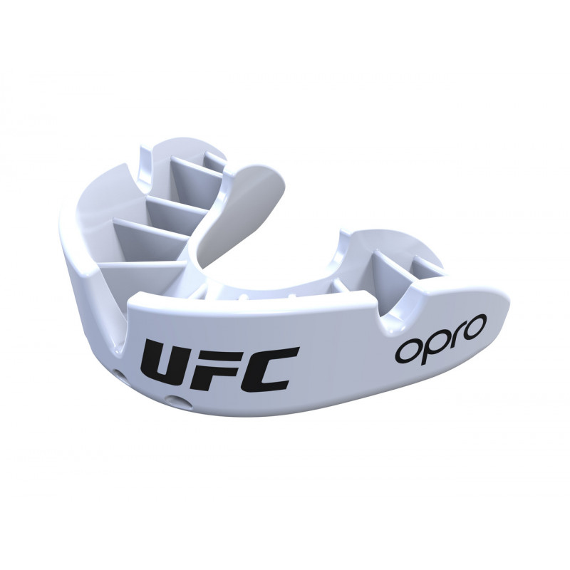 Капа OPRO Бронзова голограма UFC Біла (01605) фото 4