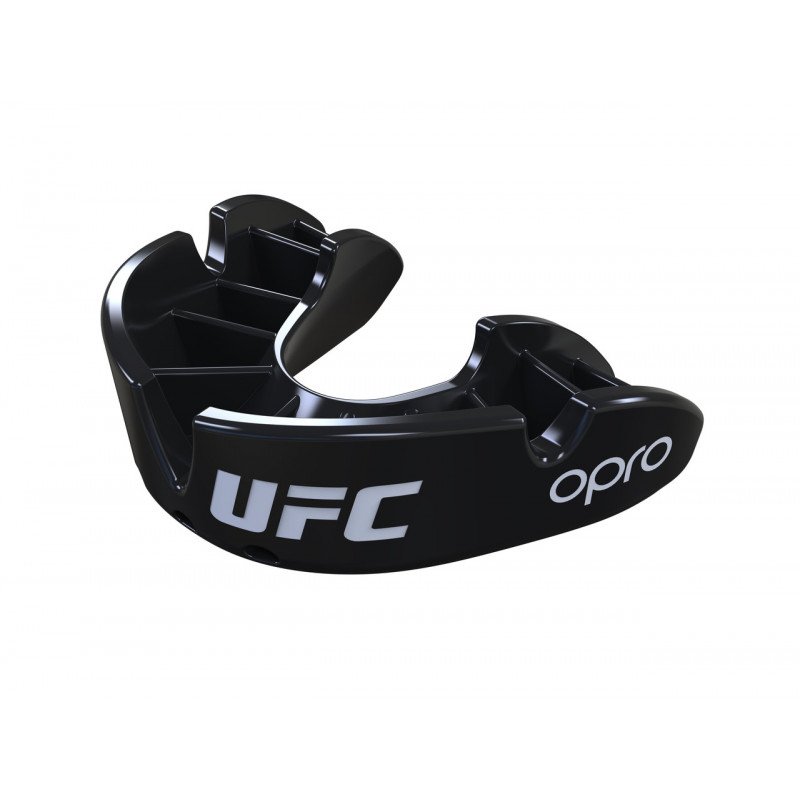 Капа OPRO Бронзова голограма UFC Чорна (01604) фото 3