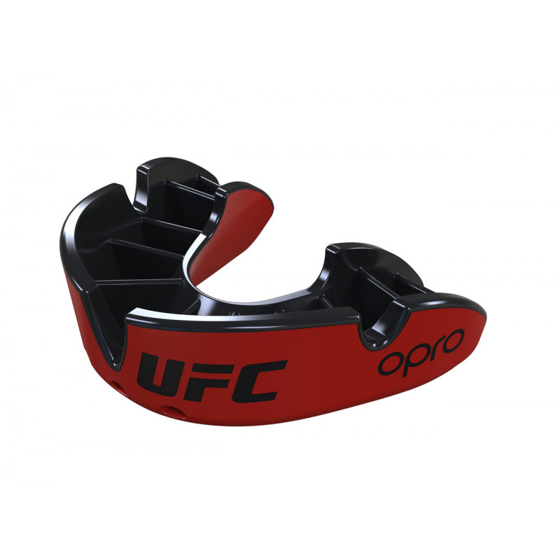 Капа OPRO Silver UFC Hologram Red/Black (01608) фото 7