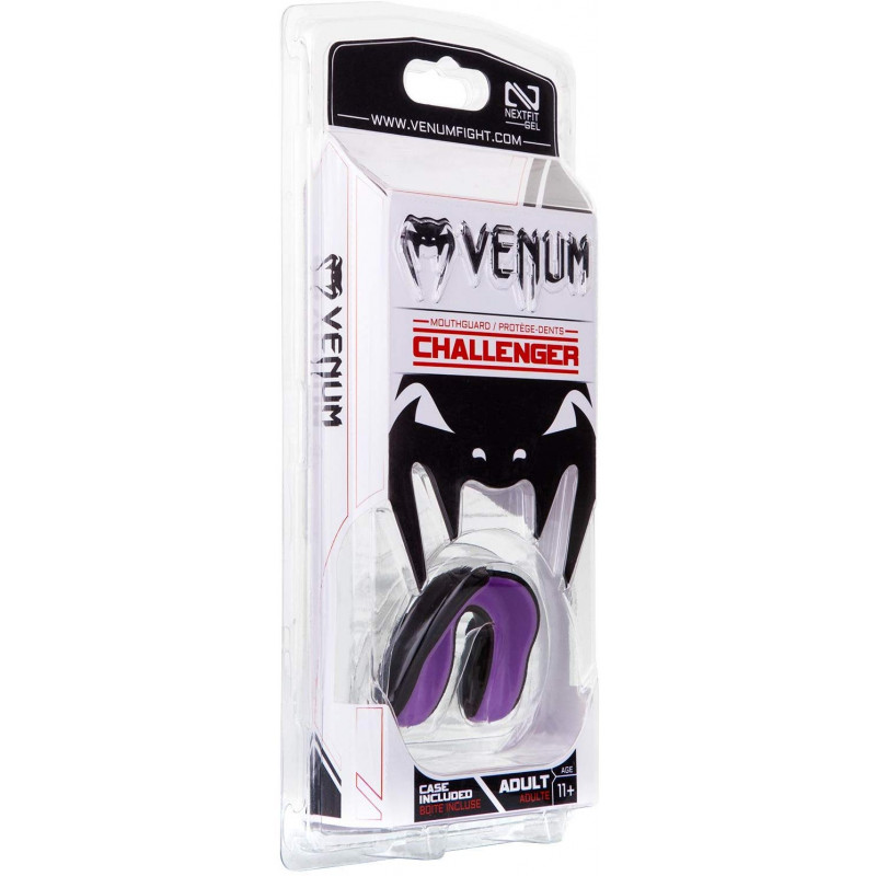 Капа Venum Challenger Mouthguard Black/Purple (01862) фото 6