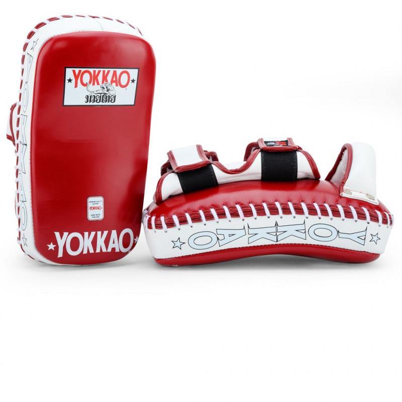 Пады YOKKAO Curved kick pads biking red (02232) фото 2