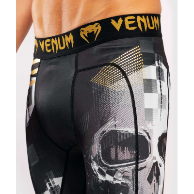 Компрессионные штаны Venum Skull Tights Black (01958) фото 6