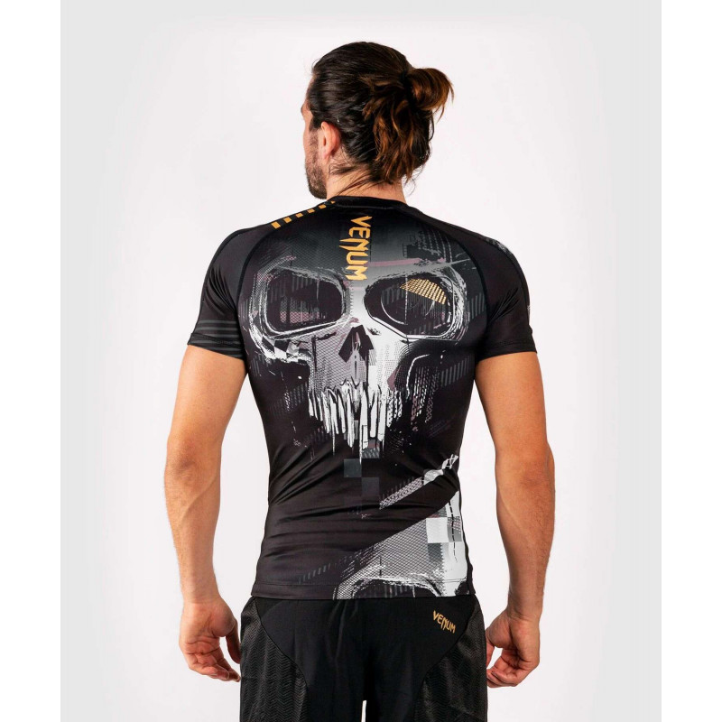 Рашгард с коротким рукавом Venum Skull Rashguard Short sleeves Black (01960) фото 2