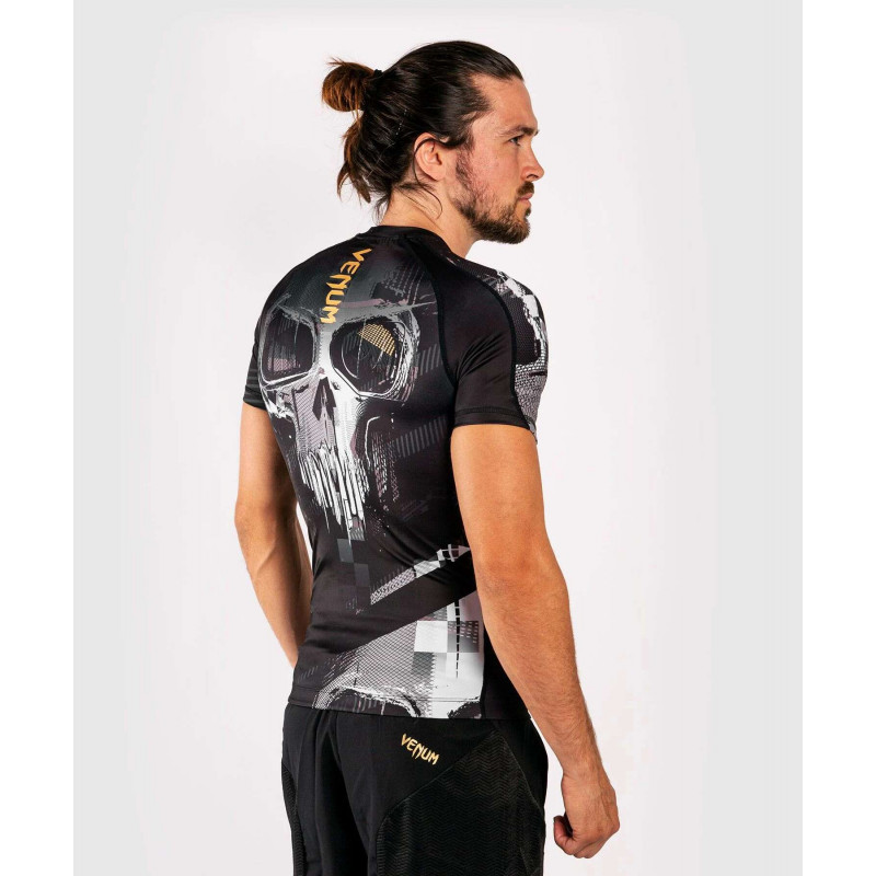 Рашгард с коротким рукавом Venum Skull Rashguard Short sleeves Black (01960) фото 5