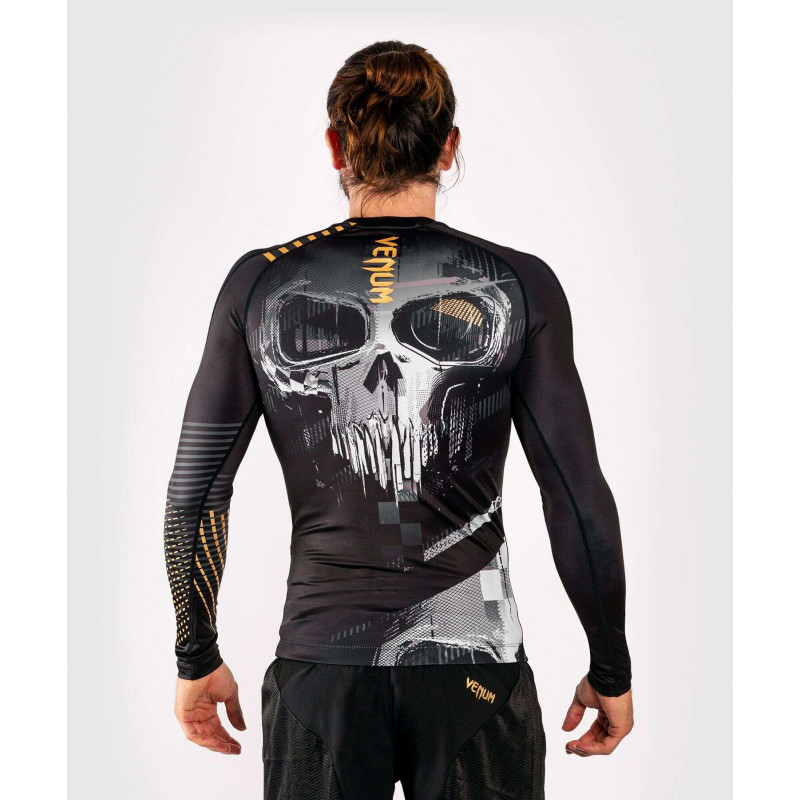 Рашгард с длинным рукавом Venum Skull Rashguard Long sleeves Black (01959) фото 3