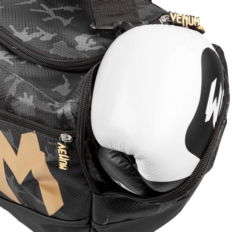 Спортивная Сумка Venum Sparring Sport Bag Темный камуфляж/Золото (01869) фото 4