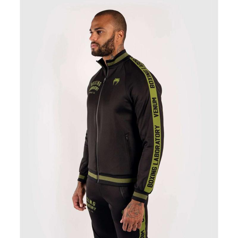 Олимпийка Venum Boxing Lab Track Jacket Black/Green (02100) фото 3
