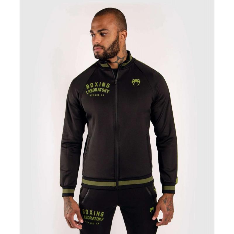 Олимпийка Venum Boxing Lab Track Jacket Black/Green (02100) фото 1