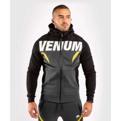Толстовка Venum ONE FC Impact Hoodie Grey/Yellow