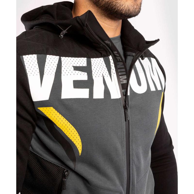 Спортивный костюм Venum ONE FC Impact Hoodie Grey/Yellow  фото 4