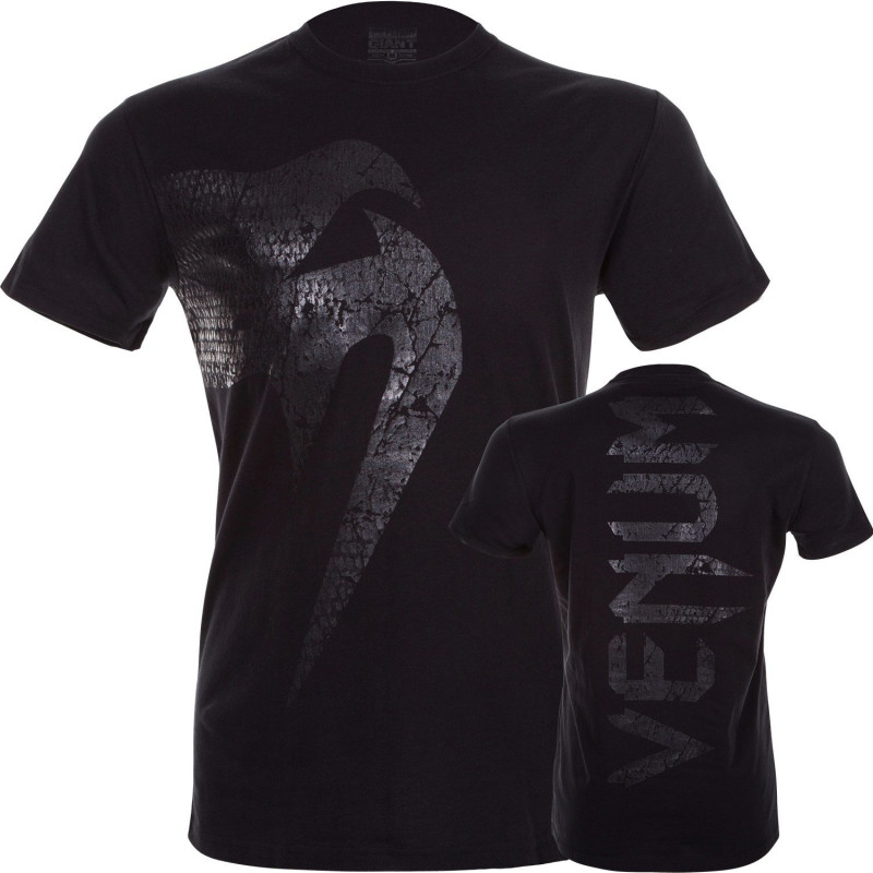 Футболка Venum Giant T-shirt Matte/Black (01717) фото 7