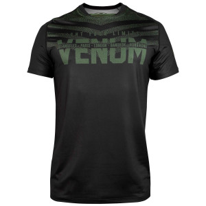 Футболка Venum Signature Dry Tech Black/Khaki