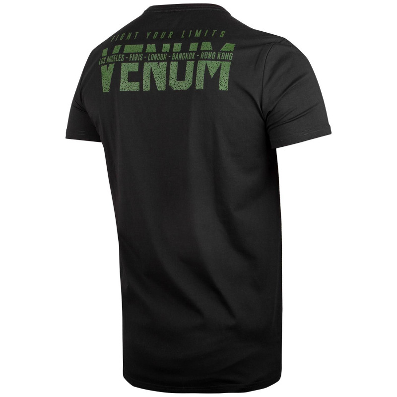 Футболка Venum Signature T-shirt Black/Khaki (01746) фото 4