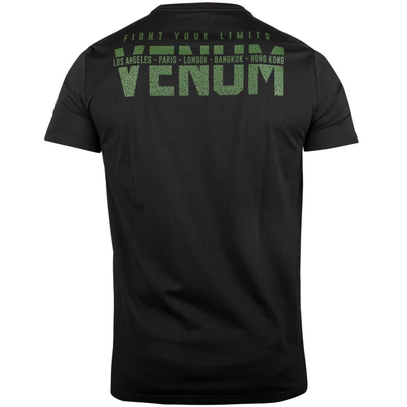 Футболка Venum Signature T-shirt Black/Khaki (01746) фото 2
