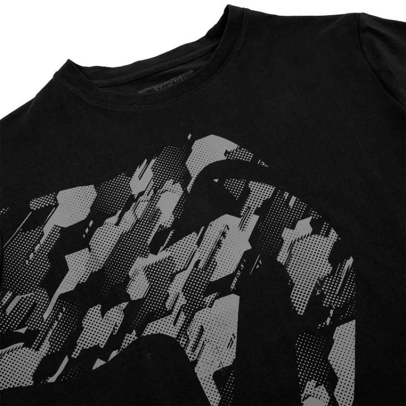 Футболка Venum Tecmo Giant T-shirt  Black/Grey (01747) фото 5
