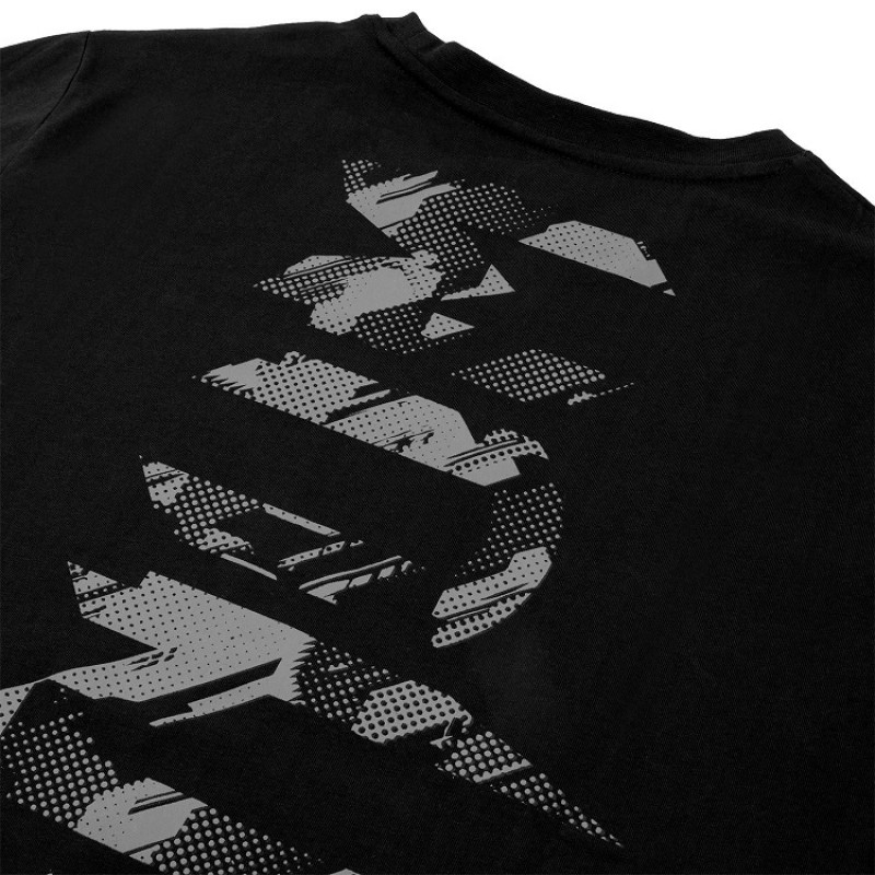 Футболка Venum Tecmo Giant T-shirt  Black/Grey (01747) фото 6