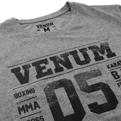 Футболка Venum Origins T-Shirt Heather Grey (01488) фото 5