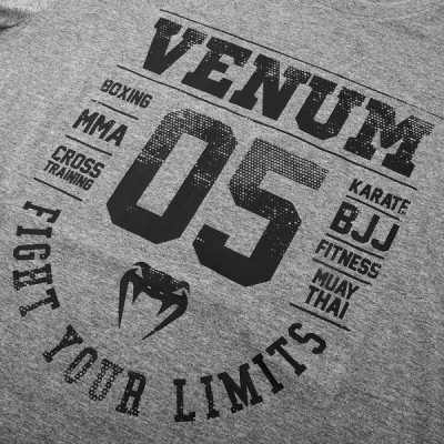 Футболка Venum Origins T-Shirt Heather Grey (01488) фото 6