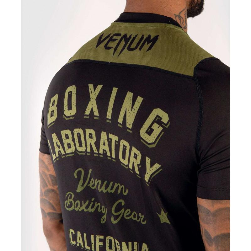 Футболка Venum Boxing Lab Dry Tech Black/Green (02052) фото 6