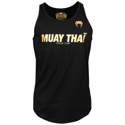 Майка Venum Muay Thai VT Чорний/Золотий (01822) фото 1