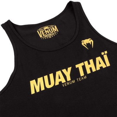 Майка Venum Muay Thai VT Чорний/Золотий (01822) фото 4