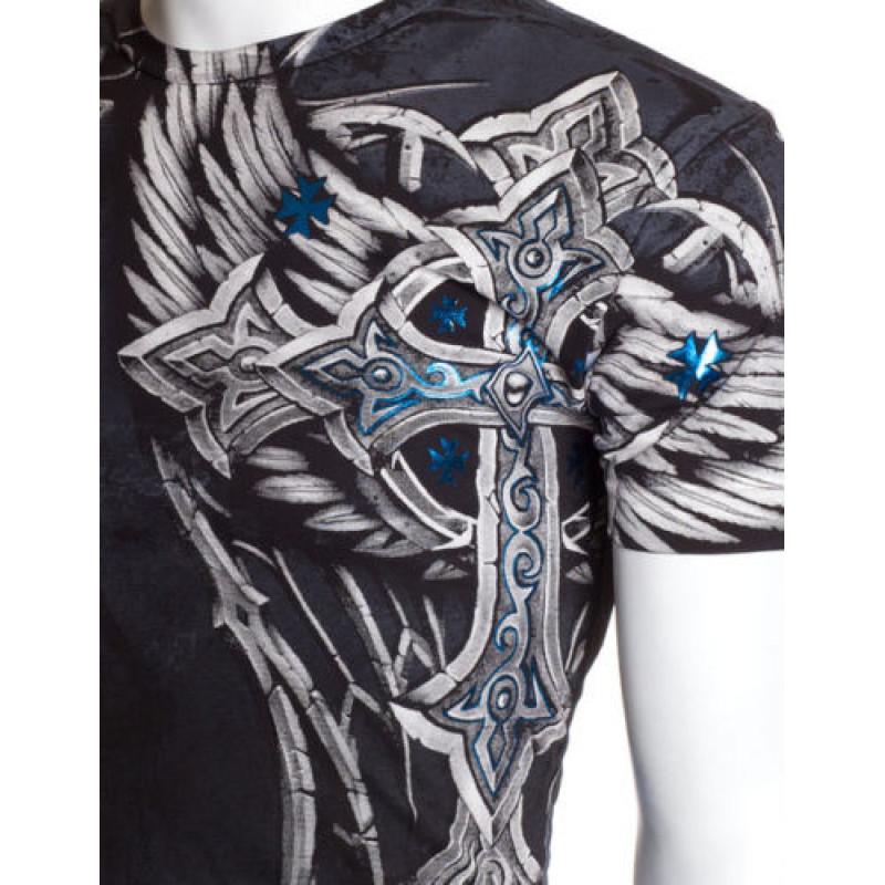 Футболка XTREME COUTURE by AFFLICTION PANTHER Cross Wings (01394) фото 3