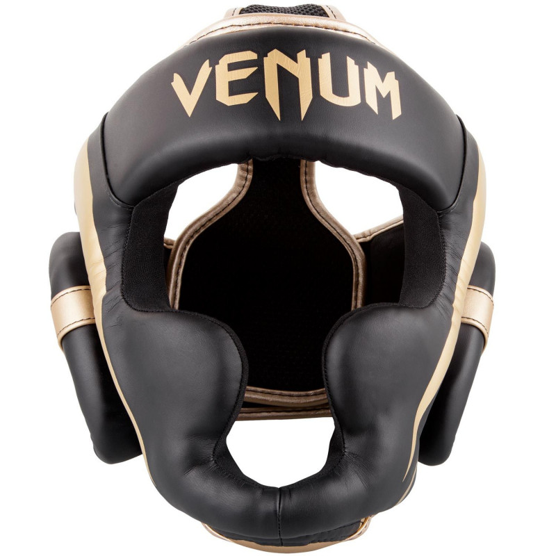 Шлем Venum Elite Headgear Black/Gold (01707) фото 7