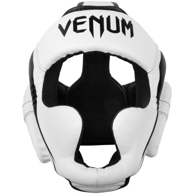 Шлем Venum Elite Headgear White/Black Taille (01708) фото 6