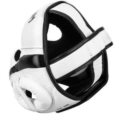 Шлем Venum Elite Headgear White/Black Taille (01708) фото 2