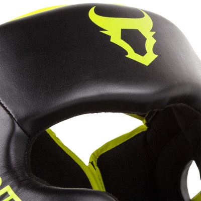 Боксерский Шлем Ringhorns Charger Headgear Черный/Нео-желтый (01874) фото 4
