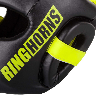 Боксерский Шлем Ringhorns Charger Headgear Черный/Нео-желтый (01874) фото 5