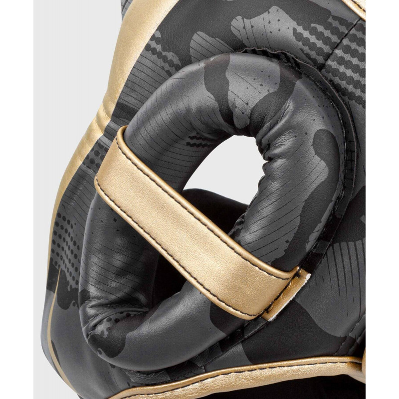 Шлем Venum Elite Boxing Headgear Dark camo/Gold (02003) фото 6