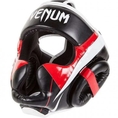 Шлем Venum Elite Headgear Black/Red/Ice (02014) фото 3