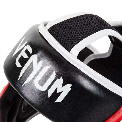 Шлем Venum Elite Headgear Black/Red/Ice (02014) фото 6