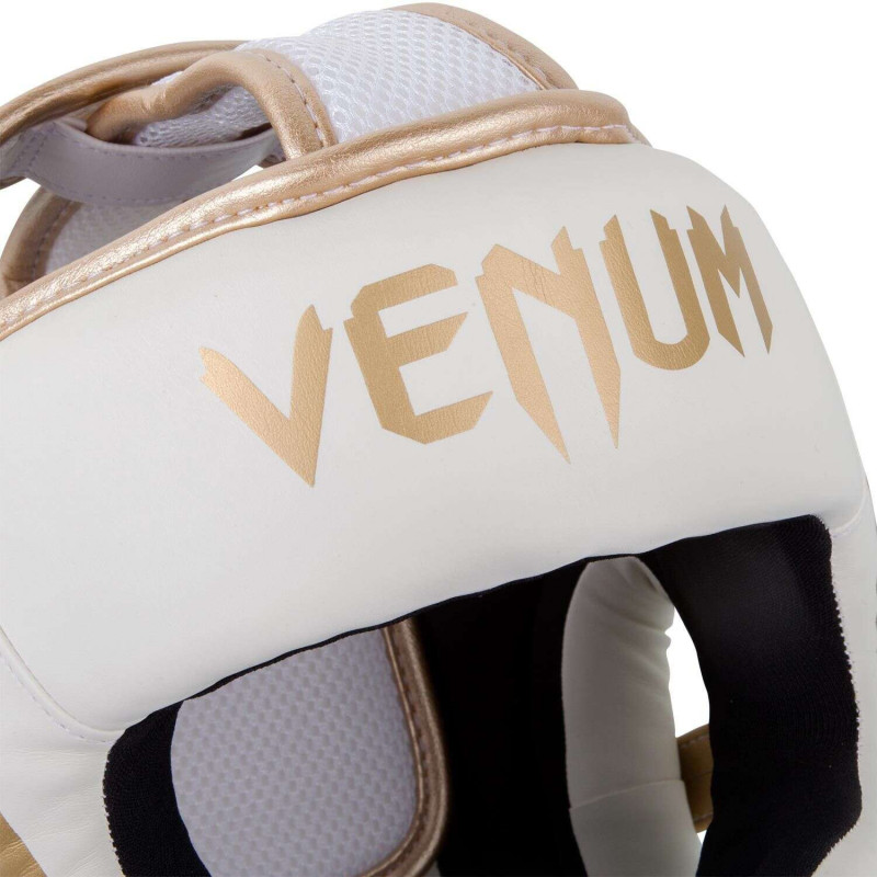 Шлем Venum Elite Headgear White/Gold (02015) фото 4