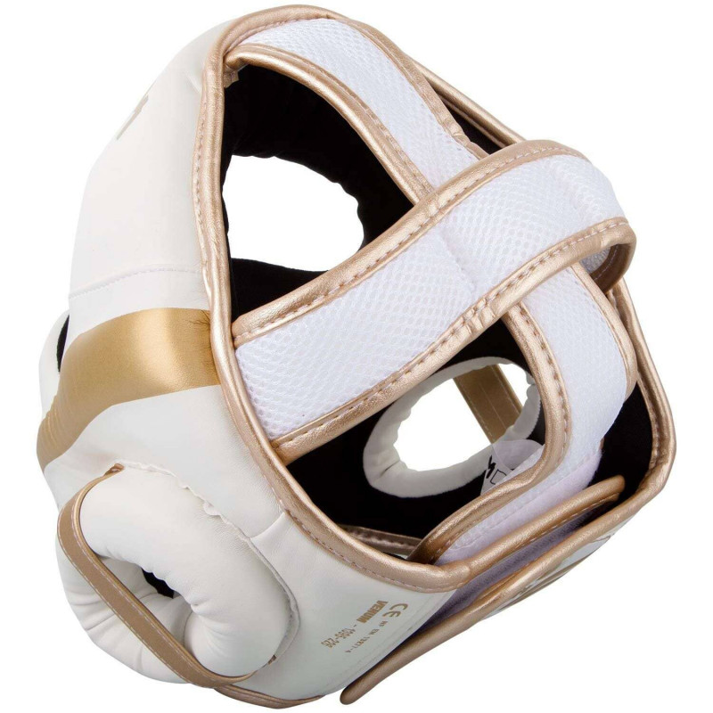 Шлем Venum Elite Headgear White/Gold (02015) фото 2
