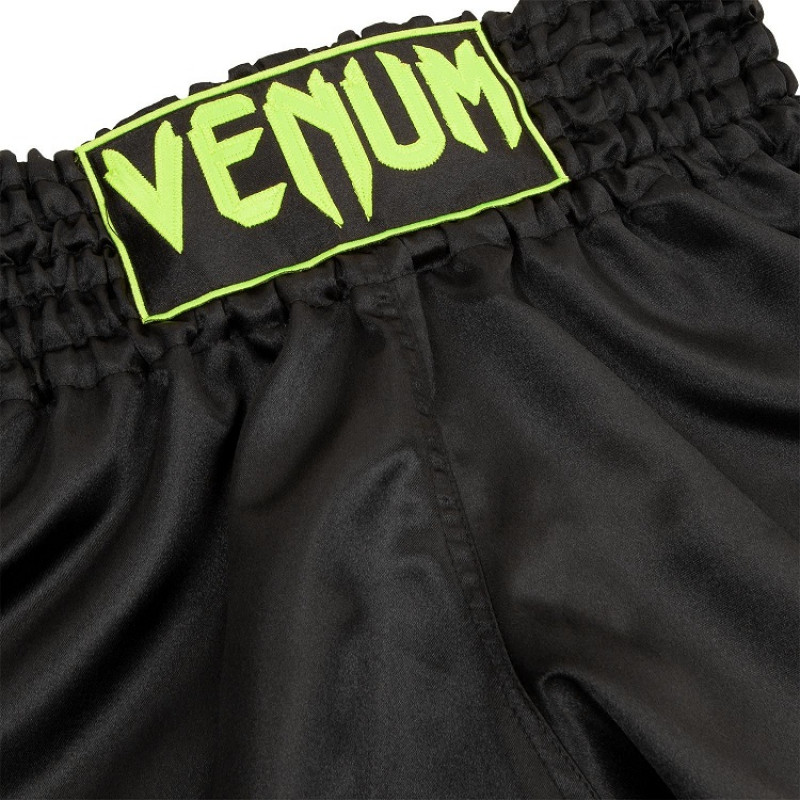 Шорты Venum Muay Thai Shorts Classic B/Neo Yellow (01730) фото 5