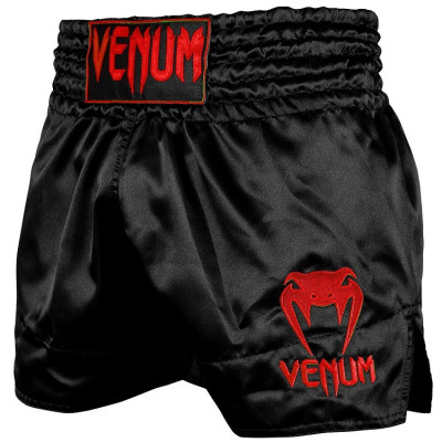 Шорти Venum Muay Thai Shorts Classic Black/Red (01731) фото 1