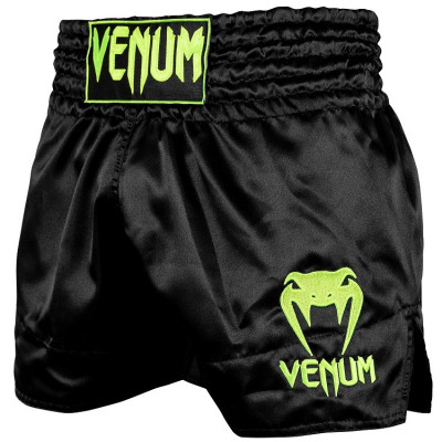 Шорты Venum Muay Thai Shorts Classic B/Neo Yellow (01730) фото 1