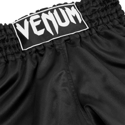 Шорты Venum Muay Thai Shorts Classic Black/White (01732) фото 4