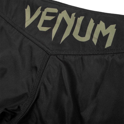 Шорты Venum Signature Fightshorts Black/Khaki (01738) фото 6
