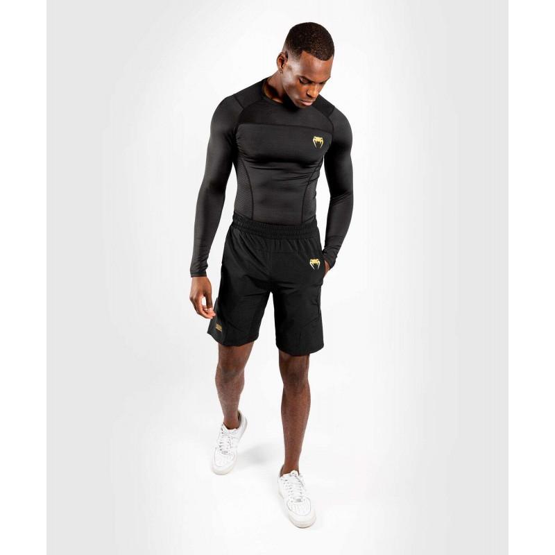 Шорты Venum G-Fit Training Shorts Black/Gold (02144) фото 8