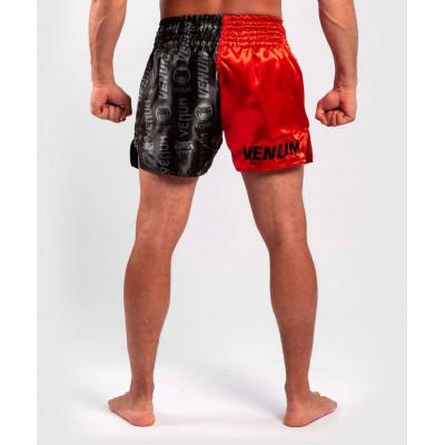 Шорты Venum Logos Muay Thai Shorts Black/Red (02141) фото 2