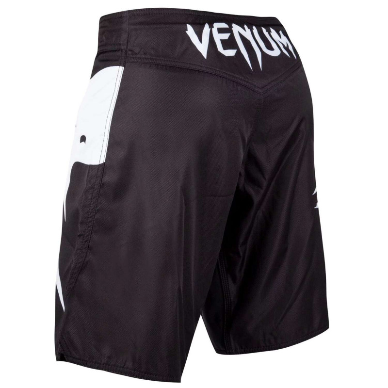 Шорти Venum Light 3.0 Fightshorts Чорно-білі (01815) фото 4