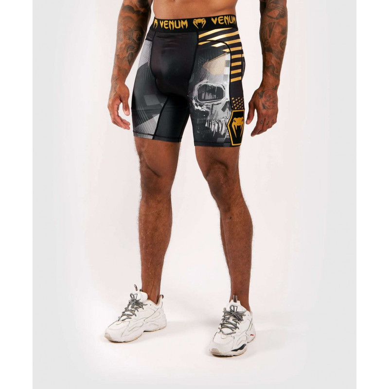 Компресійні шорти Venum Skull shorts Black (01954) фото 1