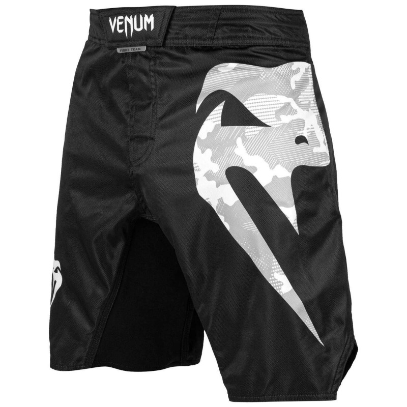 Шорты Venum Light 3.0 Fightshorts Black/White Camo (01990) фото 1
