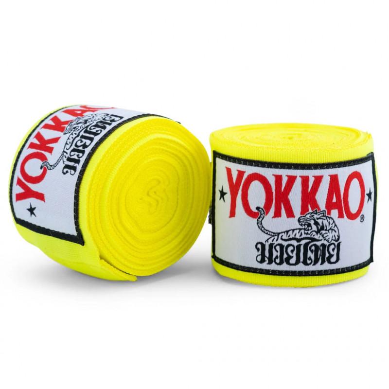  Бинты для бокса YOKKAO neon yellow (02858) фото 1